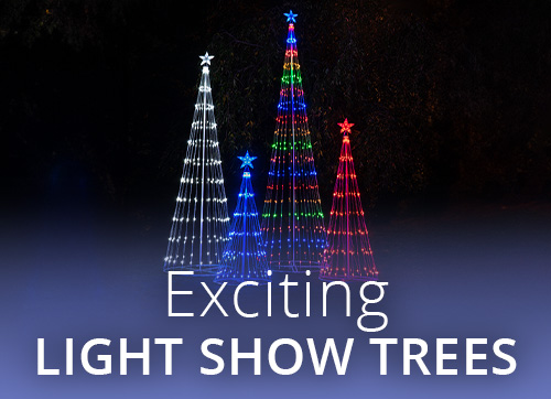 christmas in july sale lightshow trees
