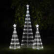 4' Cool White LED Animated Outdoor Lightshow Tree