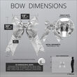 18" Silver Metallic 3D Lam Bow