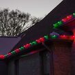 C9 Red / Green Commercial Christmas Lights, 50 Lights, 50'