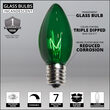 C9 Red / Green Commercial Christmas Lights, 100 Lights, 100'