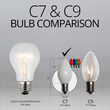 C7 Multicolor Opaque Bulbs