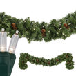 9' x 14" Winchester Fir Prelit LED Holiday Garland, 100 Warm White Lights