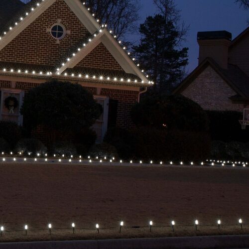 C7 Cool White Kringle Traditions LED Bulbs