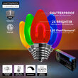 C7 Transparent Shatterproof Multicolor FlexFilament LED Bulbs 