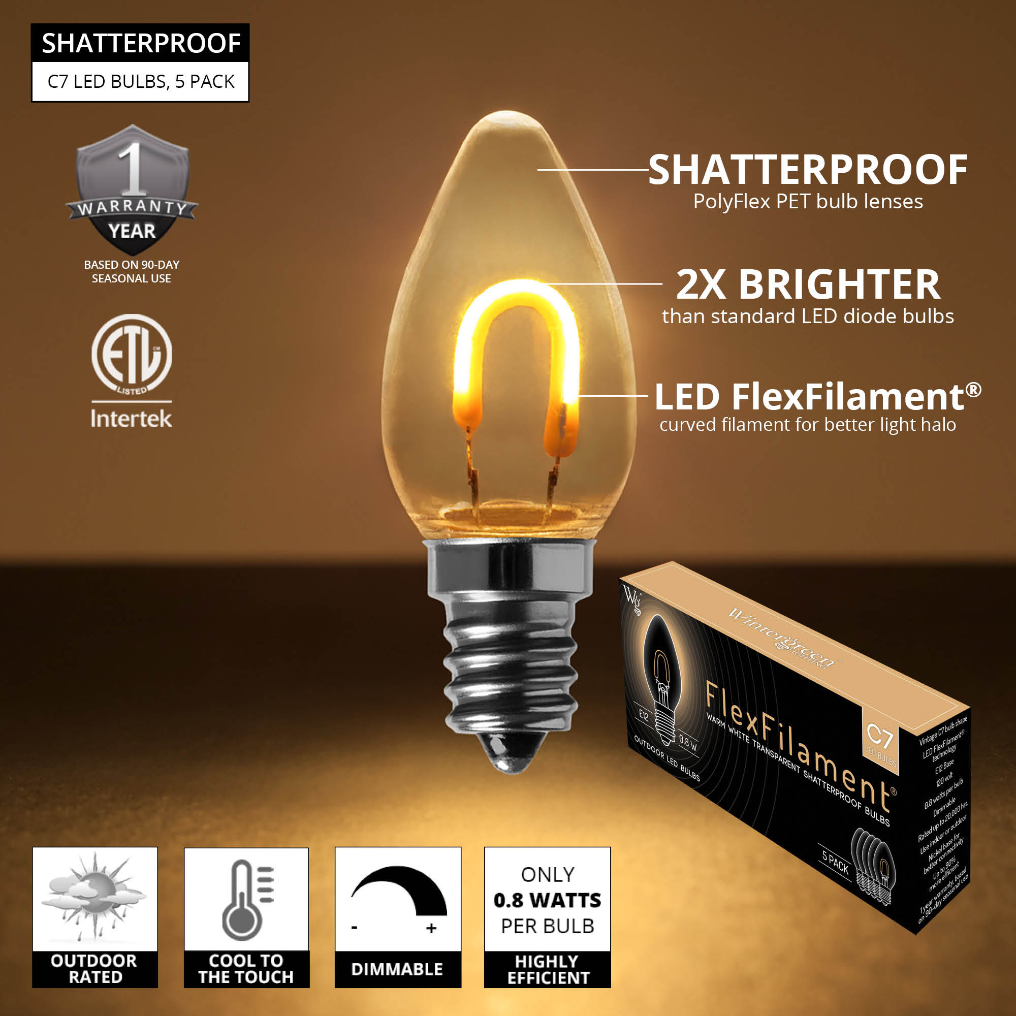 C7 dimmable deals led bulbs