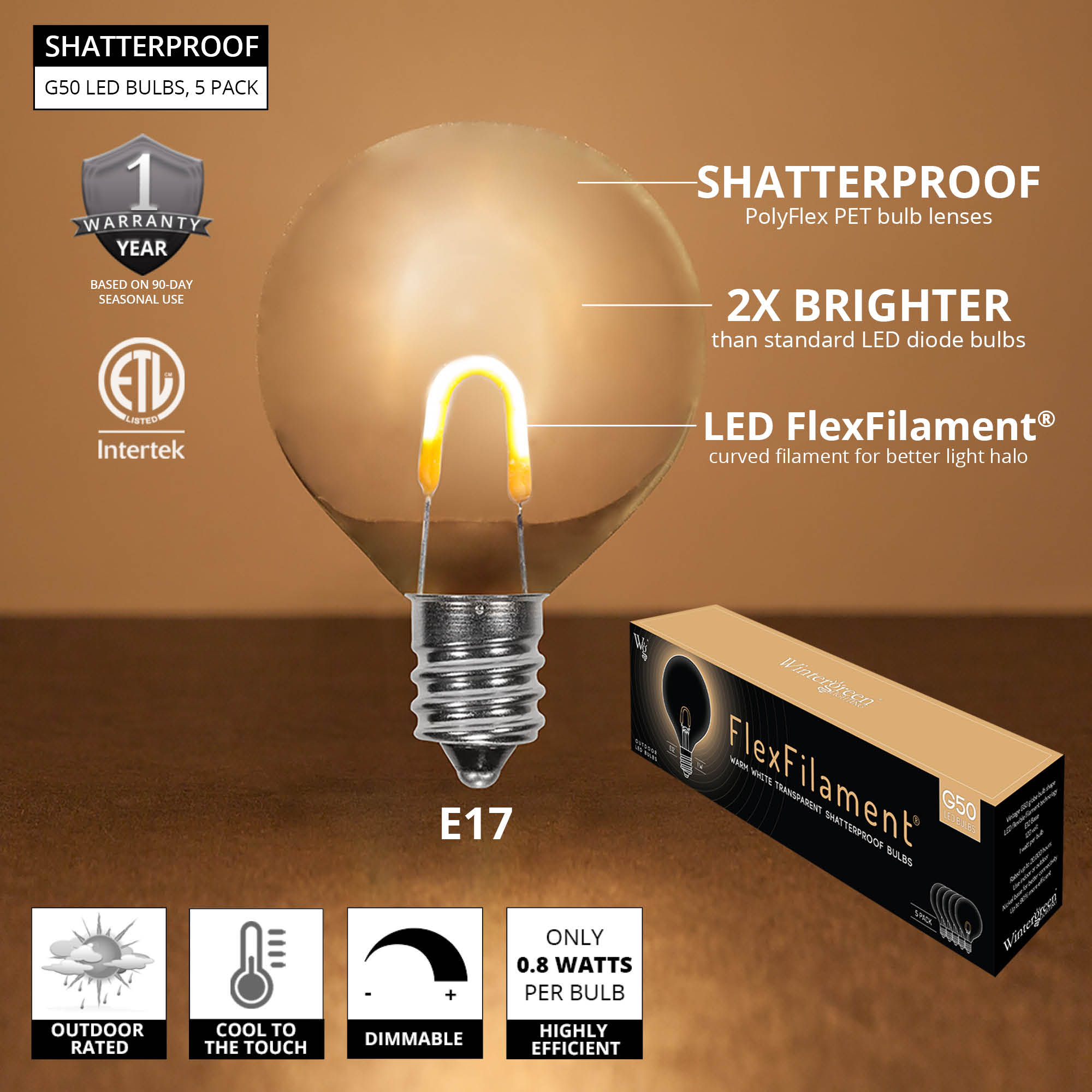 Shatterproof deals edison bulbs