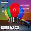 S14 Shatterproof Multicolor FlexFilament TM LED Bulbs
