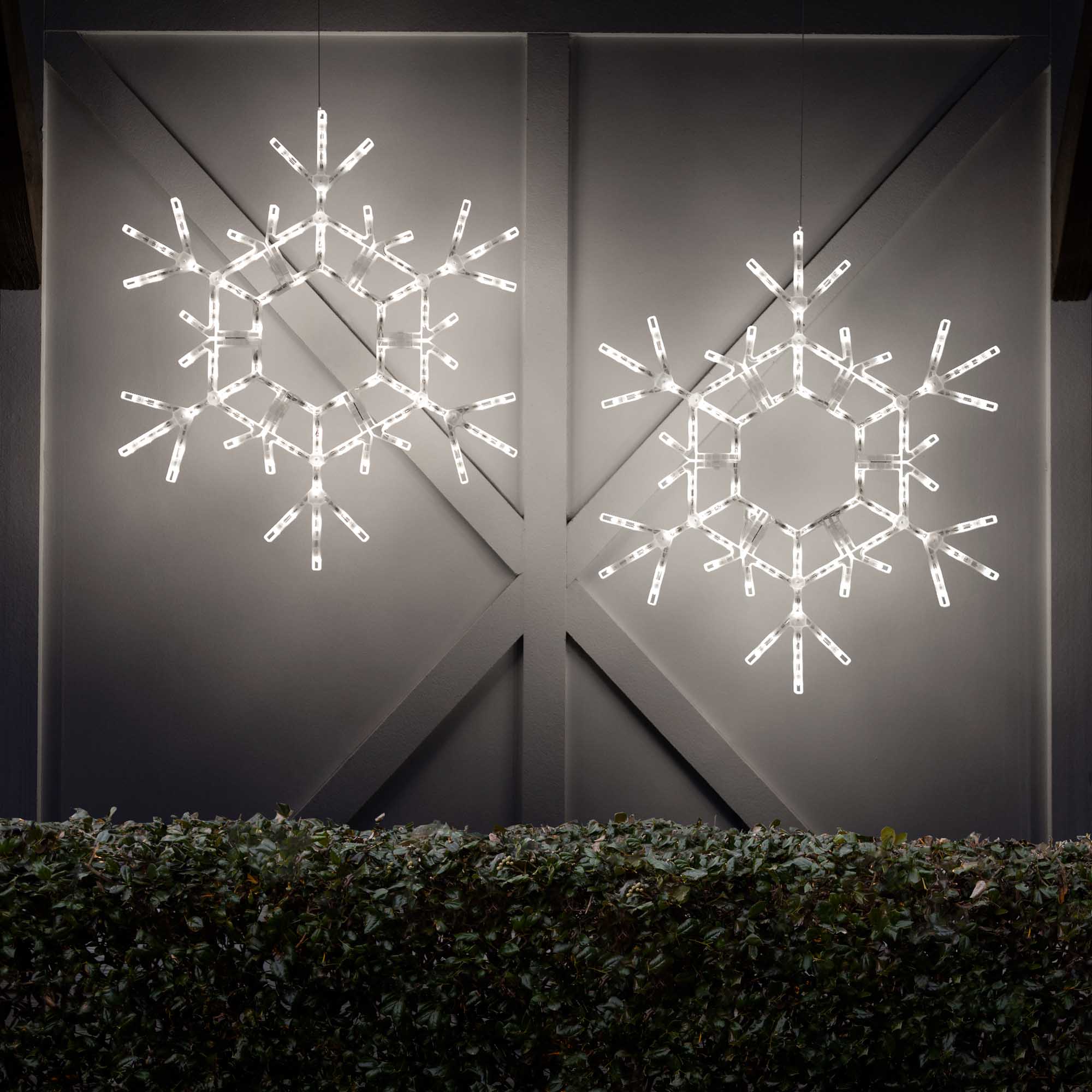 Battery operated snowflake window lights hotsell