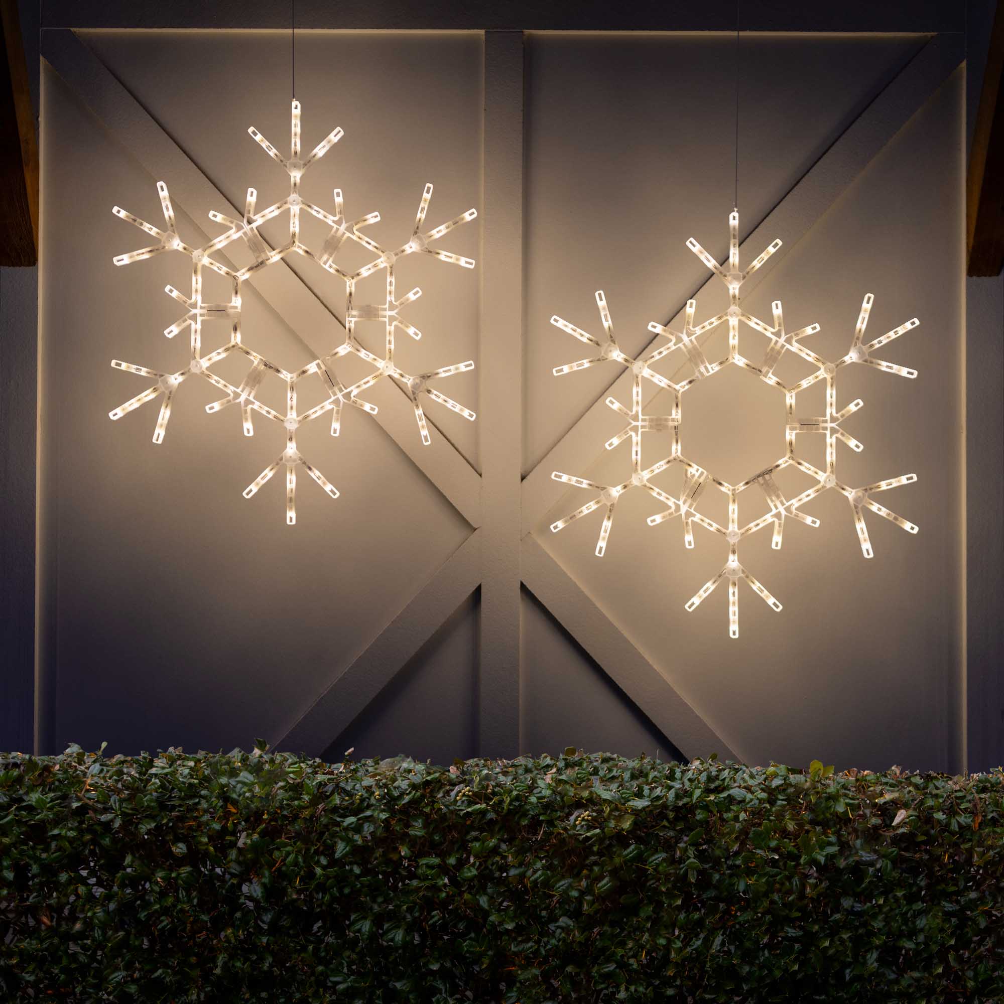 restoration hardware snowflake lights