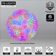 6" Multicolor LED Starlight Sphere, 70 Lights