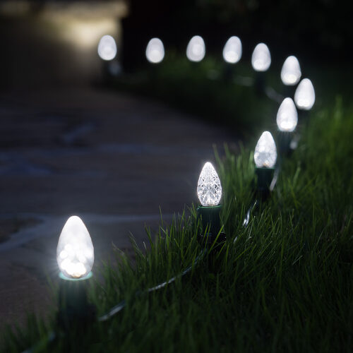 C7 Cool White OptiCore LED Bulbs