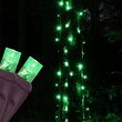 20" x 45" Green StretchNet Pro 5mm LED Christmas Trunk Wrap Lights, 50 Lights on Brown Wire
