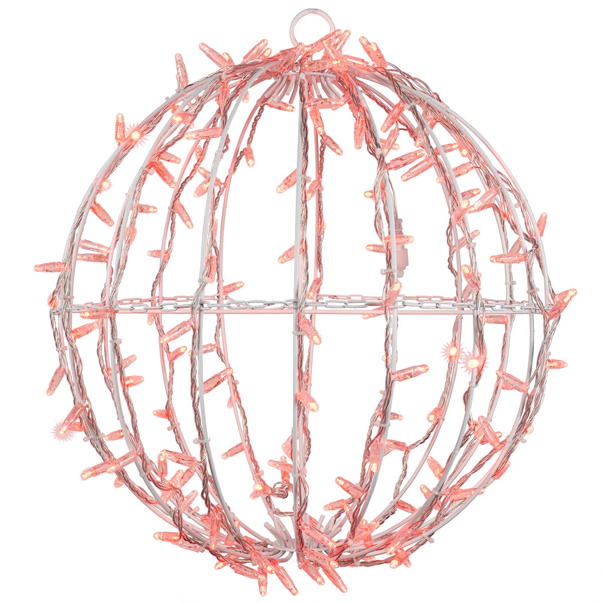 Red LED, Commercial Mega Sphere Light Ball, Fold Flat