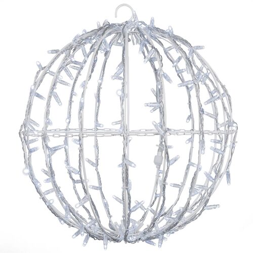 20" Cool White LED, Commercial Mega Sphere Light Ball, Fold Flat