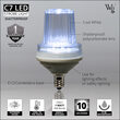 Wintergreen Lighting&reg C7 130V Strobe / Commercial Twinkle Cool White LED Bulbs