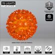 6" Amber 5mm LED Starlight Sphere, 70 Lights