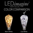 ST64 Cool White LEDimagine TM Fairy Light Bulbs
