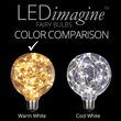 G95 Warm White LEDimagine TM Fairy Light Bulbs