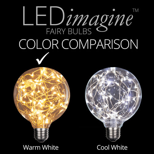G95 Warm White LEDimagine TM Fairy Light Bulbs
