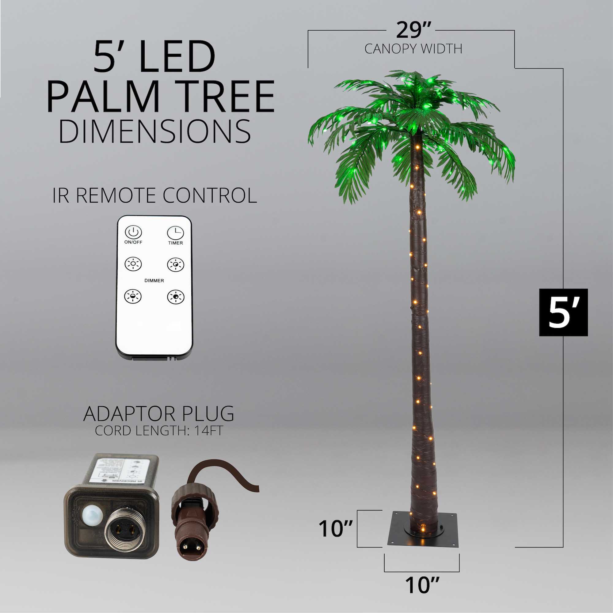 LED Palm Tree - Wintergreen Corporation - Wintergreen