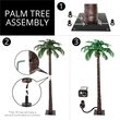 5' LED Palm Tree