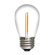 S14 Shatterproof Warm White Straight Filament LED Bulbs, 25-Pack