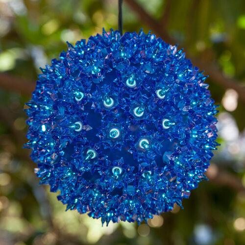 6" Blue T5 LED Starlight Sphere, 50 Lights