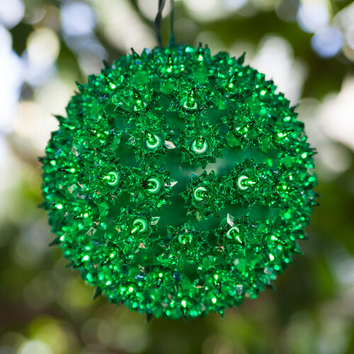 6" Green T5 LED Starlight Sphere, 50 Lights