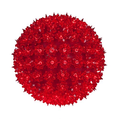 6" Red T5 LED Starlight Sphere, 50 Lights