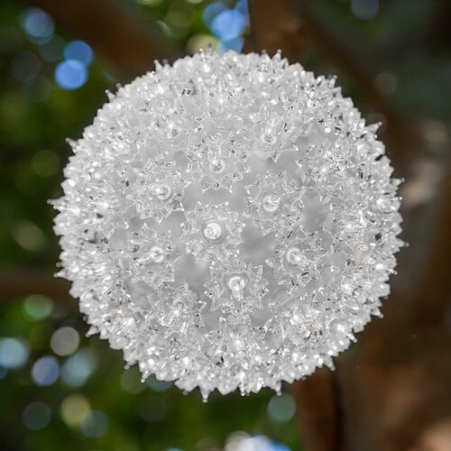 6" Cool White T5 LED Starlight Sphere, 50 Lights