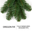 9' x 14" Oregon Fir Prelit Commercial LED Holiday Garland, 100 Warm White SoftTwinkle Lights