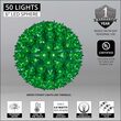 6" Green T5 LED Starlight Sphere, 50 Lights