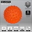 6" Amber T5 LED Starlight Sphere, 50 Lights