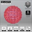 6" Pink T5 LED Starlight Sphere, 50 Lights