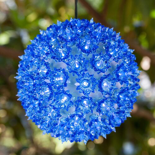 6" Blue T5 LED Starlight Sphere, 50 Lights