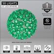 6" Green T5 LED Starlight Sphere, 50 Lights