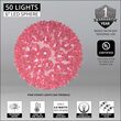 6" Pink T5 LED Starlight Sphere, 50 Lights