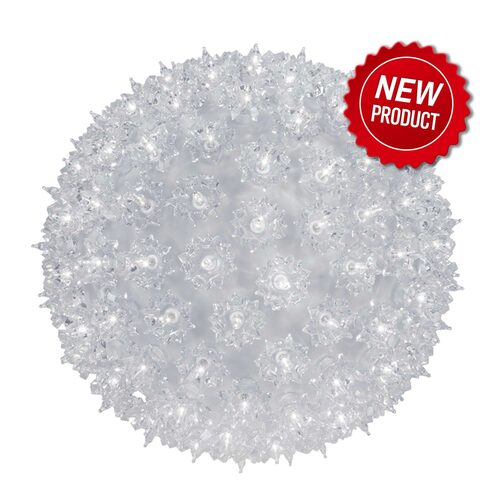 6" Cool White T5 LED Starlight Sphere, 50 Lights