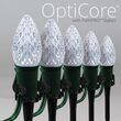 C7 Cool White OptiCore Christmas LED Pathway Lights, 25 Lights, 4.5 Inch Stakes, 25'