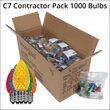 C7 Multicolor OptiCore LED Bulbs, Contractor Pack 