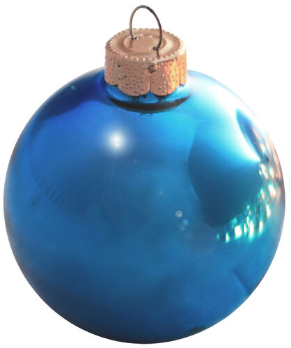 Teal Ball Ornament