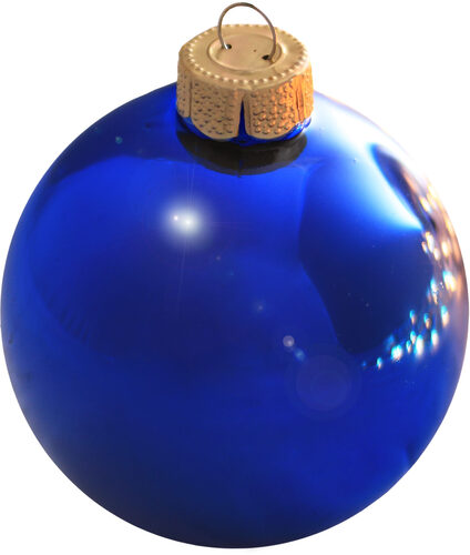 Wedgewood Blue Ball Ornament
