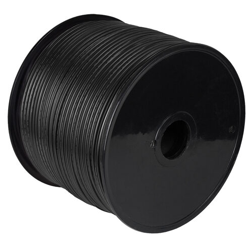 Black Outdoor Zip Cord Wire, 18 Gauge