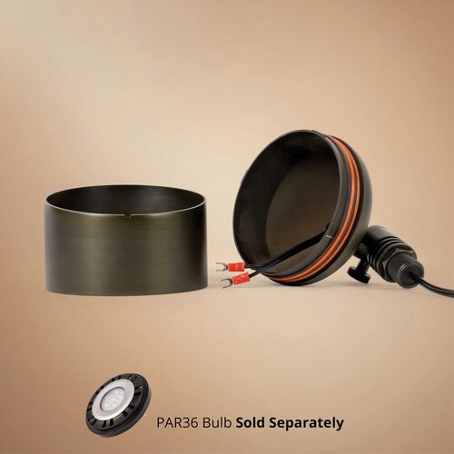 Scout Low Voltage Landscape Lighting Outdoor Spotlight, Antique Bronze