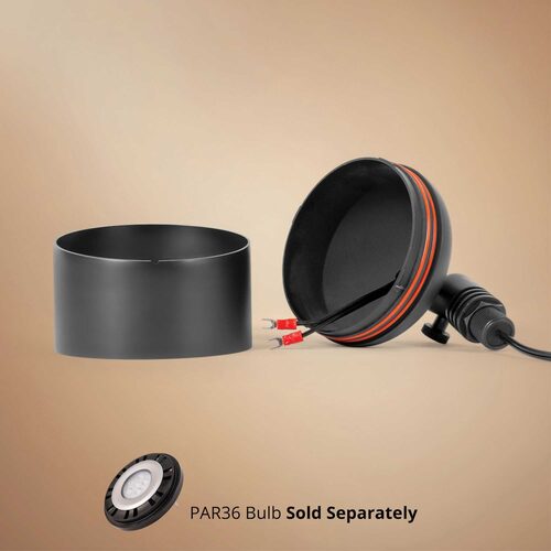 Scout Low Voltage Landscape Lighting Outdoor Spotlight, Black