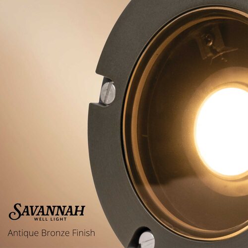 4.75" Savannah Landscape Well Light, Antique Bronze