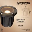 4.75" Savannah Landscape Well Light, Antique Bronze