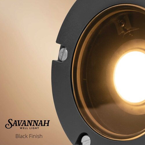4.75" Savannah Landscape Well Light, Black