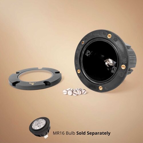 4.75" Savannah Landscape Well Light, Black